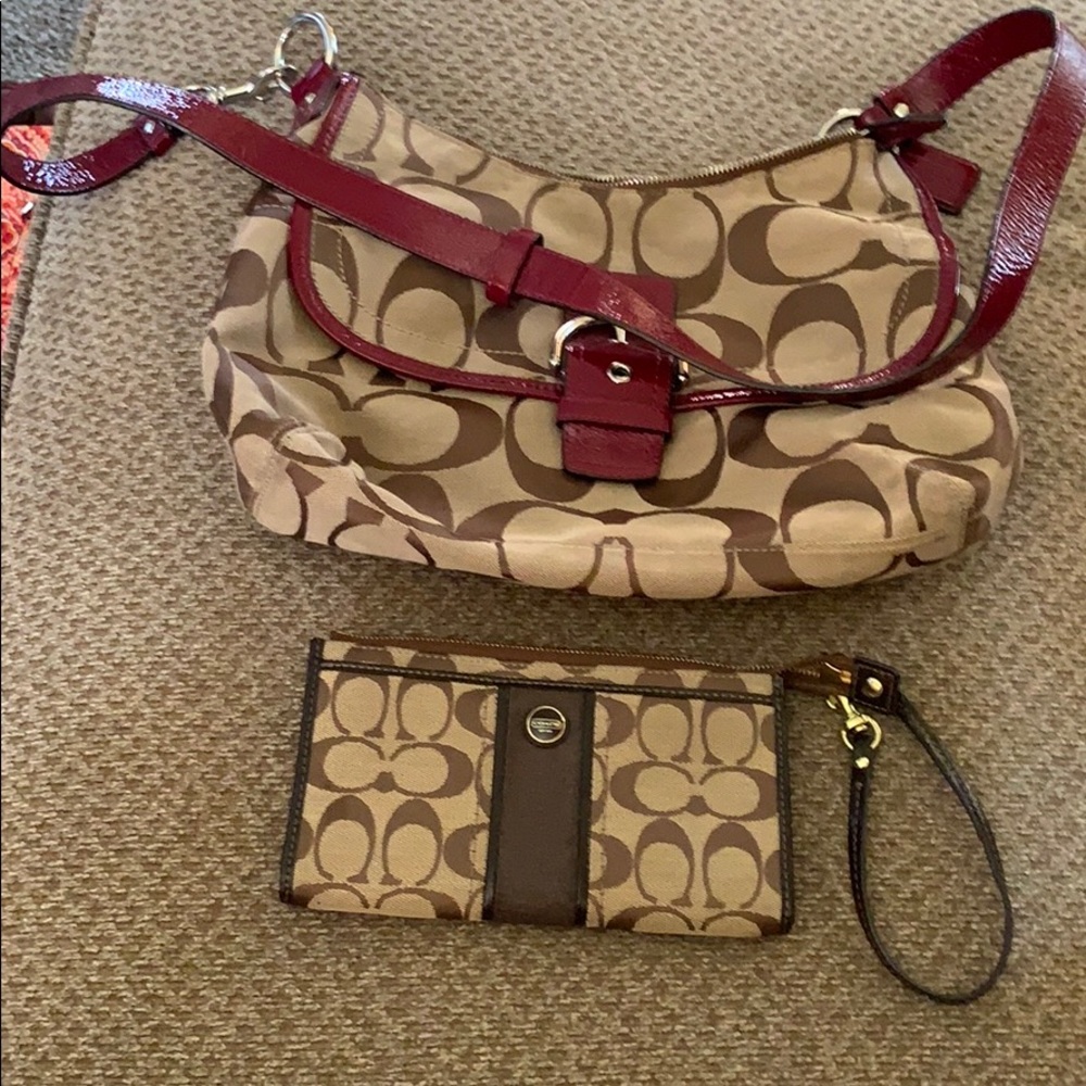 Coach purse set